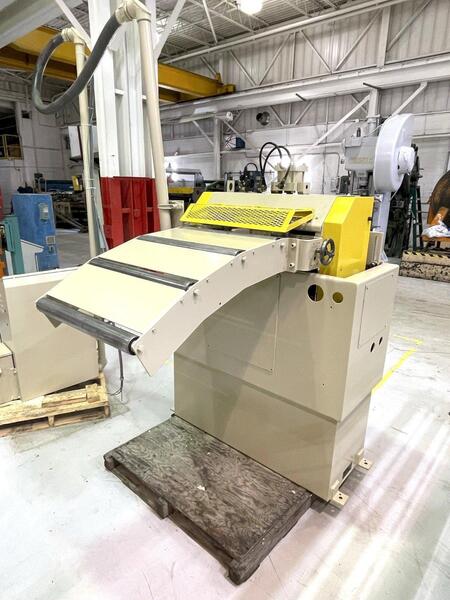 15000 lb. Coe Press Equipment #CPPS-PO-350-24, coil feed line, 24" width, 60" outside dimension, 19"-24" ID - Image 7