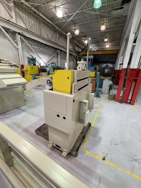 15000 lb. Coe Press Equipment #CPPS-PO-350-24, coil feed line, 24" width, 60" outside dimension, 19"-24" ID - Image 9