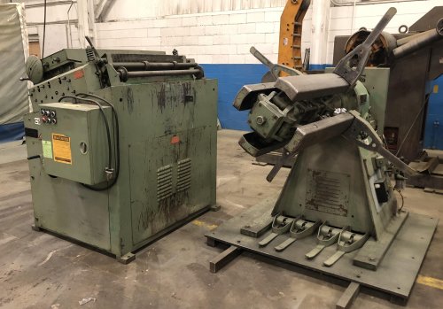 10000 lb. Littell #90-36, coil reel & straightener, 32" x .080", 60" outside dimension, 20"-24" ID - Image 2
