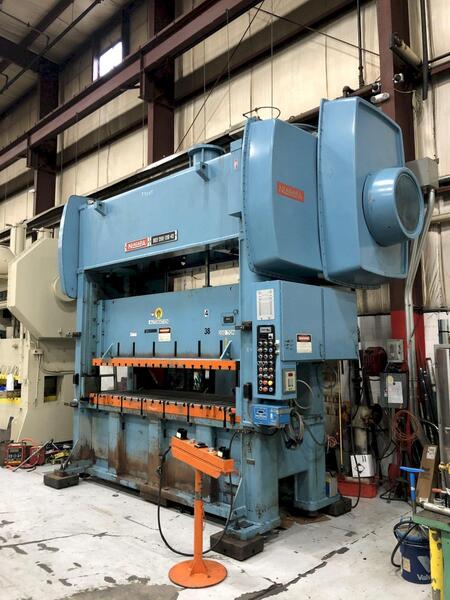 200 Ton, Niagara #SC2-200-120-42, 8" stroke, 26" Shut Height, 10" adj, 120" x42" bed, air clutch, 20-40 SPM - Image 5