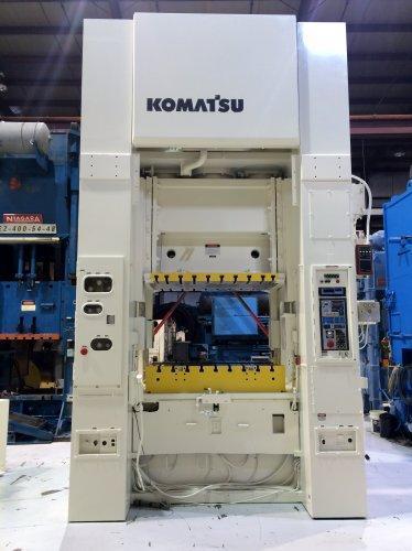 300 Ton, Komatsu #E2M-300, 7.8" stroke, 29" Shut Height, 5.9" adj, 59" x 47.9" bed, hydraulic clutch, 30-90 - Image 1