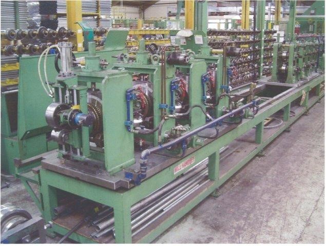 OTO #552, Tube Mill, automatic coil end joiner, vertical floop accumulator, 3 turkstands, 70mm shafts, (3) - Image 4