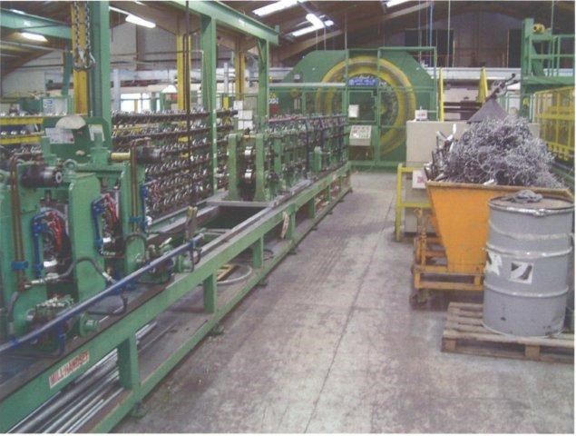 OTO #552, Tube Mill, automatic coil end joiner, vertical floop accumulator, 3 turkstands, 70mm shafts, (3) - Image 5