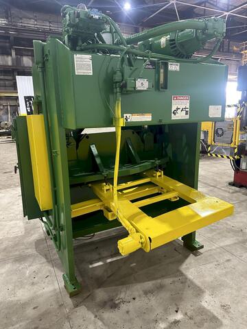 1/2" x 4' Betenbender #4-500, hydraulic, 36" FOPBG, 11 holddowns, squaring arm, 1993, #11792 - Image 2
