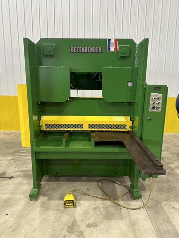 1/2" x 4' Betenbender #4-500, hydraulic, 36" FOPBG, 11 holddowns, squaring arm, 1993, #11792 - Image 4