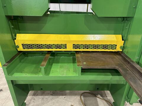 1/2" x 4' Betenbender #4-500, hydraulic, 36" FOPBG, 11 holddowns, squaring arm, 1993, #11792 - Image 7