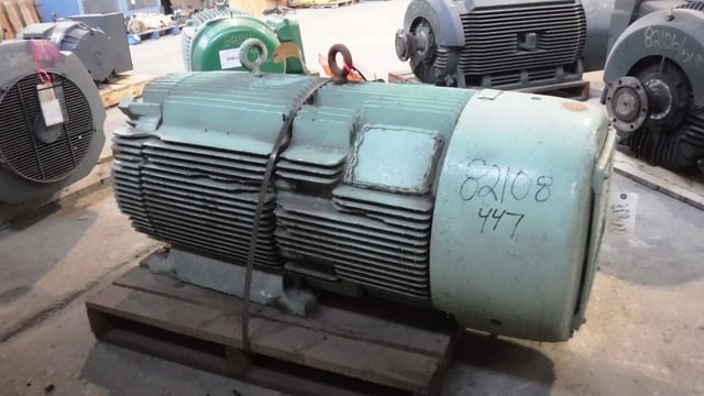 200 HP 1800 RPM General Electric, Frame 447T, TEFC BB, 460 Volts - Image 2