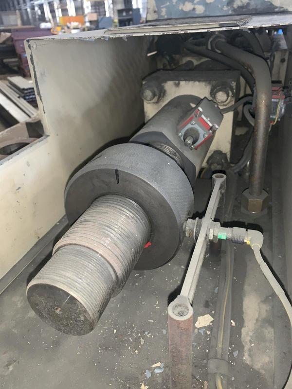 3" Addison #FM-70T, tube end former & swager, tooling, shelving, #12013 - Image 9