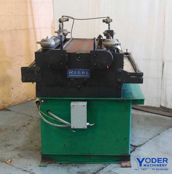 48" Regal #350-CSF-48, straightener, 48" x .075", 7 rolls, 3.5" roll diameter, motorized, #61655 - Image 3