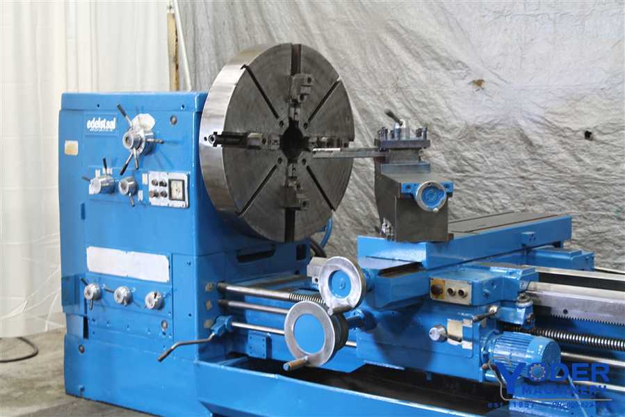 40" x 120" Edelstaal #SMA1000X5000, gap bed engine lathe, 26" SOCS, inch/metric, 1980, #59735 - Image 3