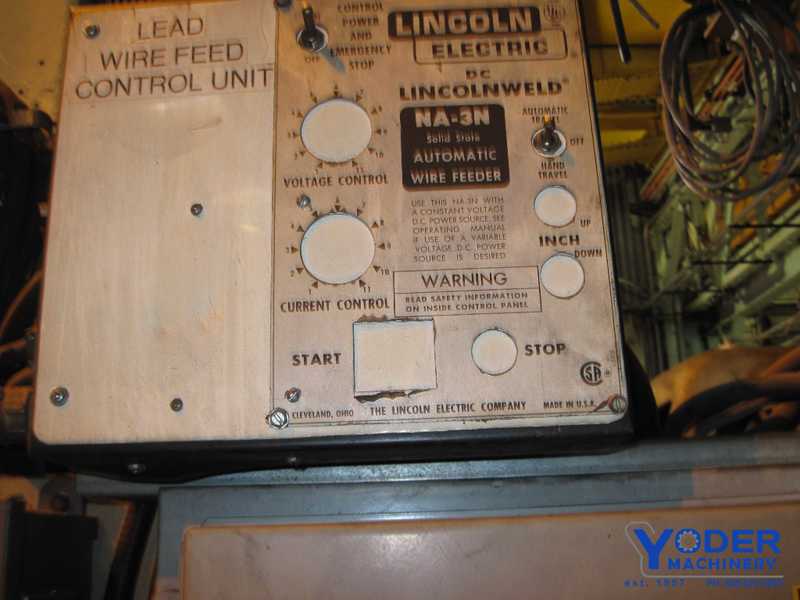 10' x 10' Roberts welding manipulator with Arc Specialties welder, pendant control, #61324 - Image 9