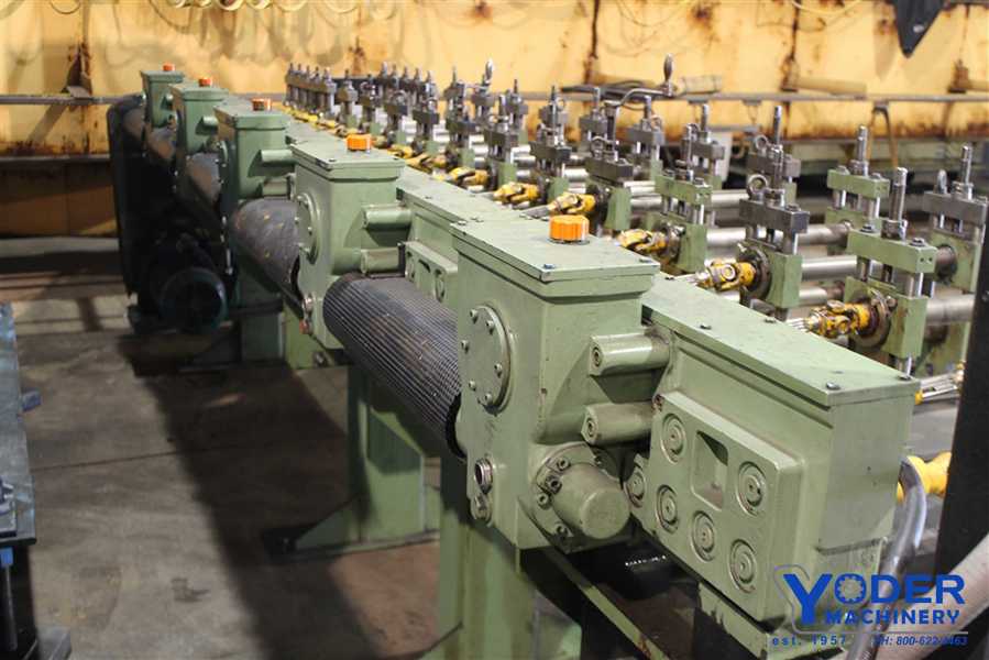 28/30 Stand, Dreistern #P915-P1815, rafted type U joint drive rollformer, 1986, #61598 - Image 2