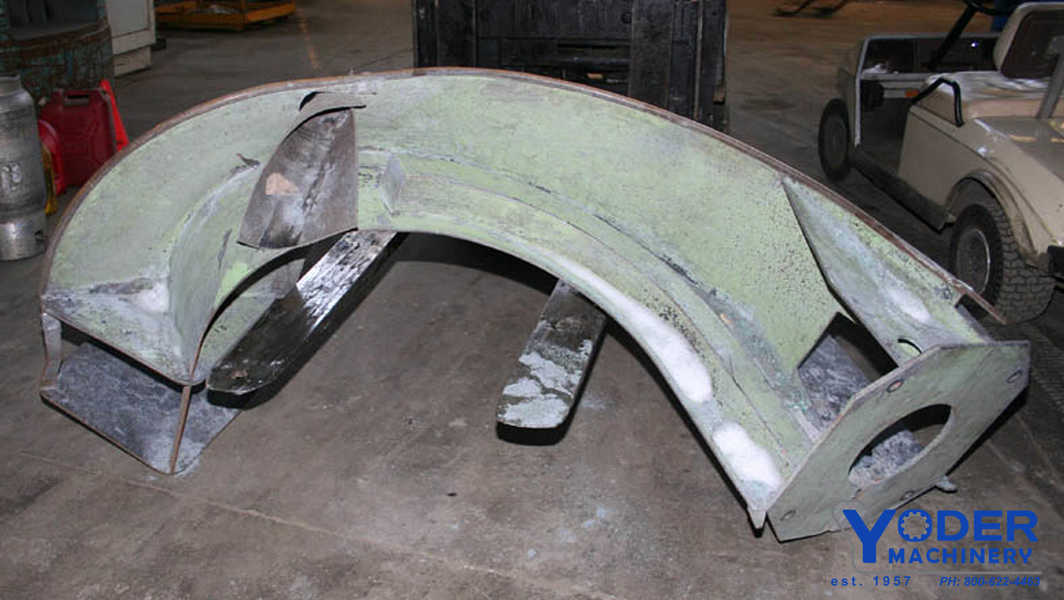 Hi Draw dead block, 32" dia single die horizontal block, 100-125 HP est., 1979, #62302 - Image 5