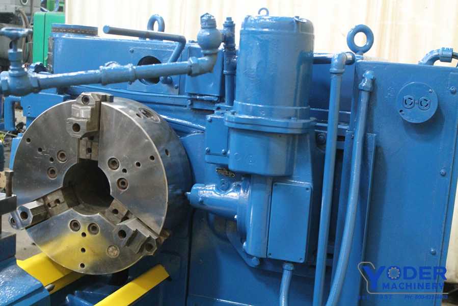 No. 3A Warner & Swasey, M3500, turret lathe, square head, 24-1/2" swing, 3-jaw 21" chuck, #63578 - Image 6