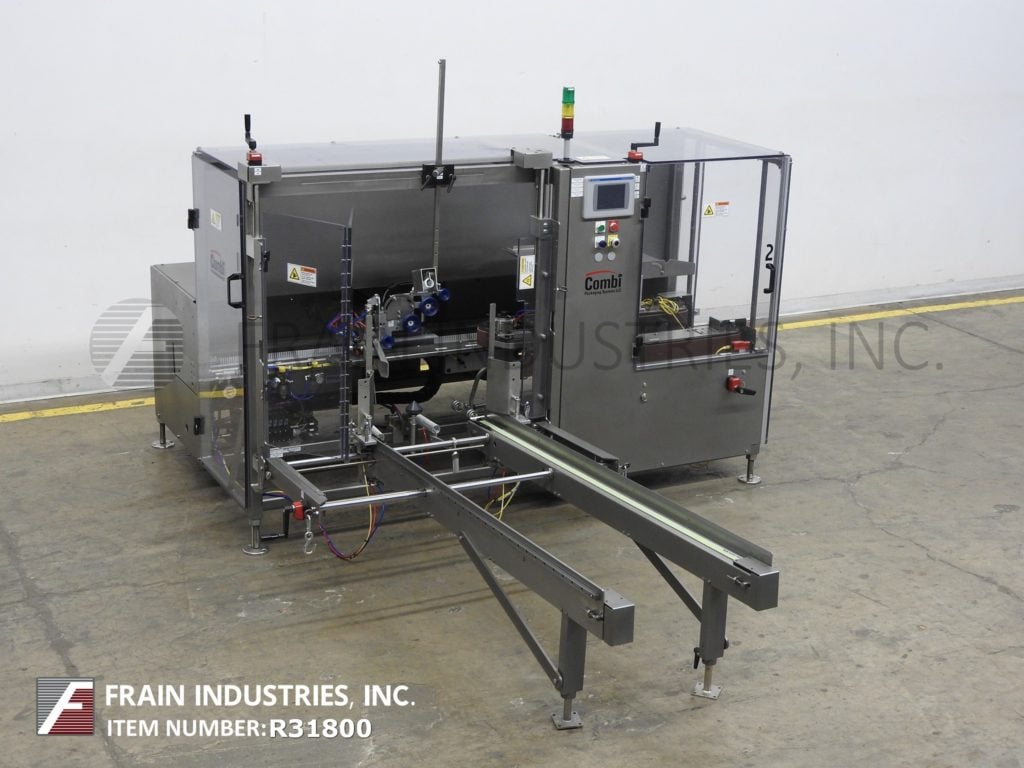 Combi America #2EZHS, automatic, case erector, bottom taper, 5-20 cases/minute, heavy duty welded steel - Image 1