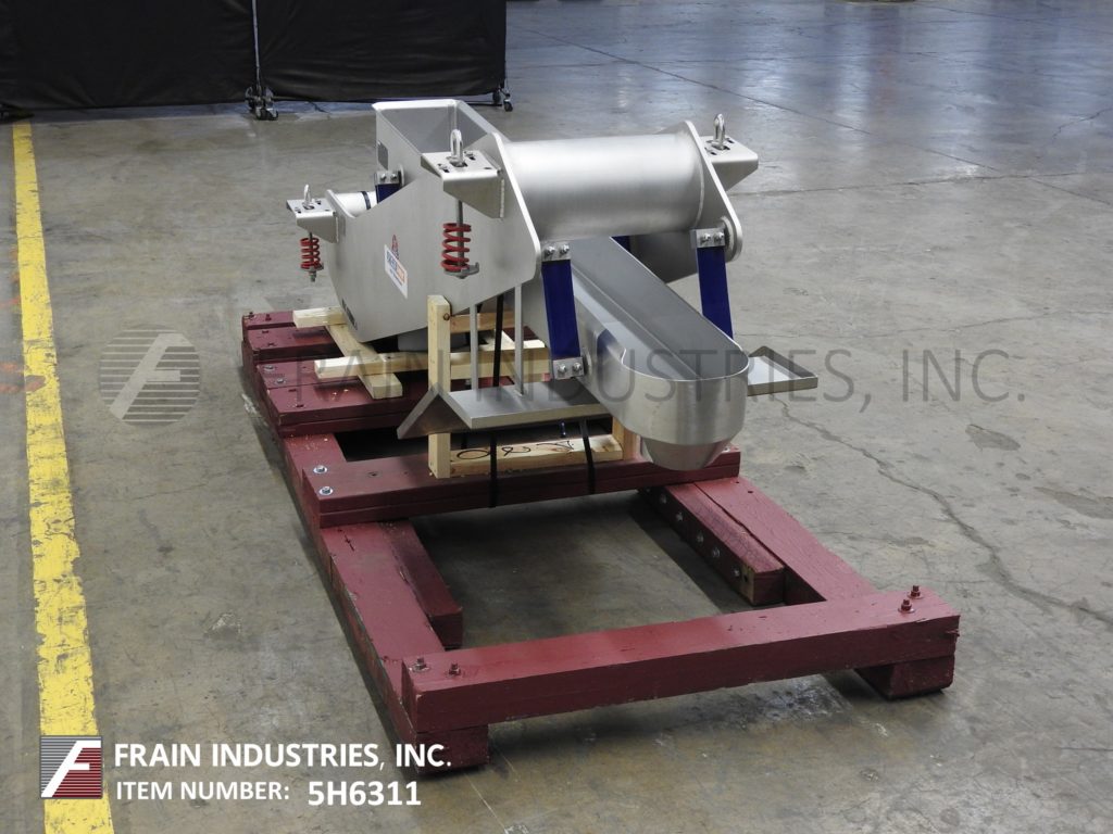 10" wide x 7' long, Key Technology #ISO-FLO Stainless Steel vibratory trough style conveyor, 6" dia. - Image 2