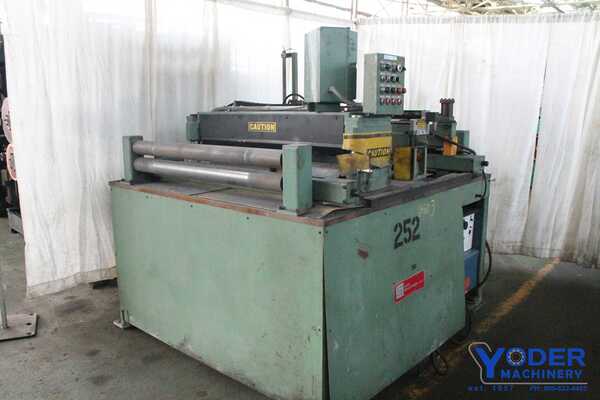 48" x .156" Lee Shafer /Kent #H84F, coil end joiner, L-R, stationary model, #64603 (2 available) - Image 1