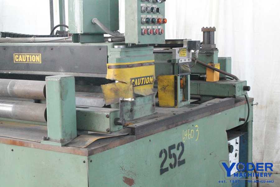 48" x .156" Lee Shafer /Kent #H84F, coil end joiner, L-R, stationary model, #64603 (2 available) - Image 5