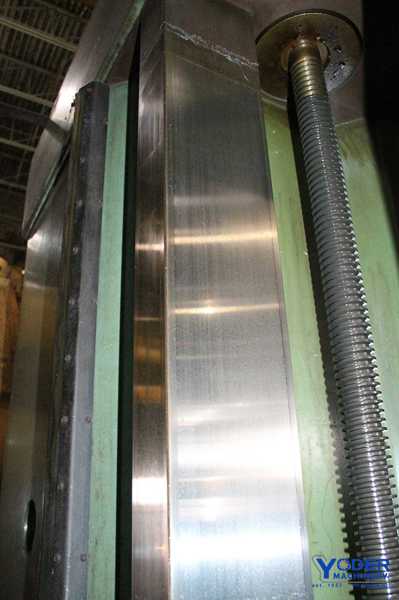 4.7" Wotan #B105/120M, table type horizontal boring mill, 47" x59" power rotary table, ISO 50, power draw - Image 4