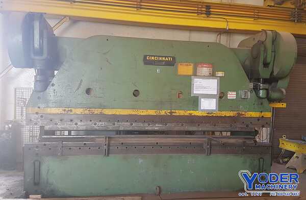 225 Ton, Cincinnati #9, mechanical press brake, 14' overall, 150" between housing, 30 SPM, 15 HP, #67082 - Image 1