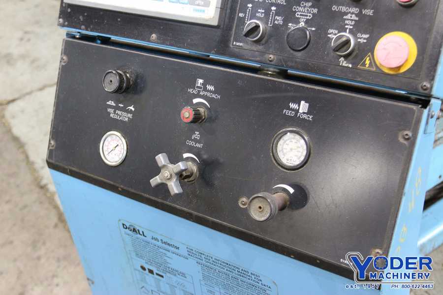 20" x 25" DoAll #TF2025NC, automatic vertical band saw, 10 HP, 50-400 FPM, 2003, #70848 - Image 9