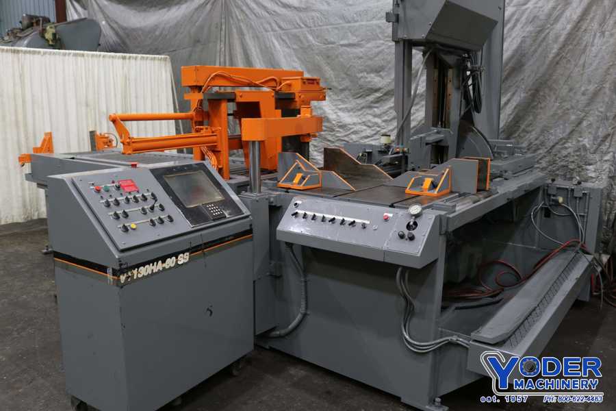 20" x 24" Hem #VT130HA-60SS, vertical saw, all function control, coolant, 5 HP, 2006, #71326 - Image 4