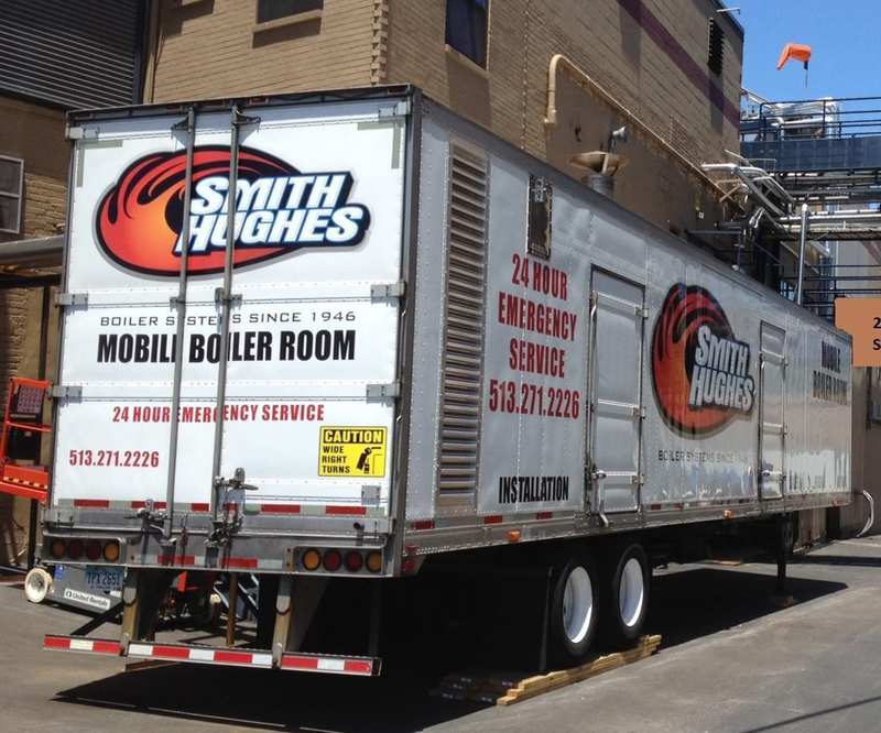 6900 PPH Smith Hughes #RT-200B, RENTAL, 200 HP, 600 psi, Vapor Power Nat Gas, #2 fired, watertube steam - Image 1