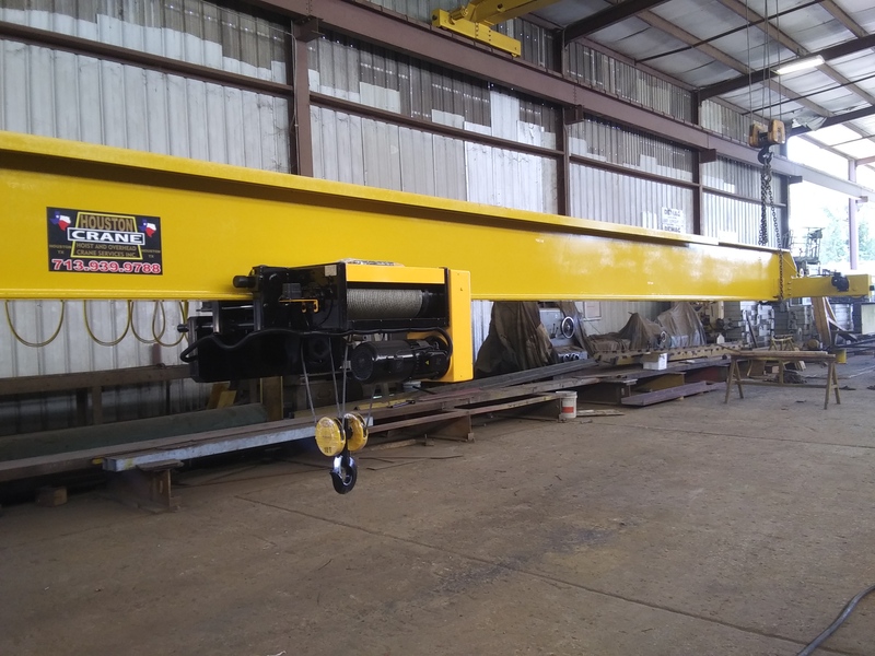 10 Ton, American Houston Crane, 50' Span w/new hoist & trolley, 30' lift, 2 speed all directions - Image 3