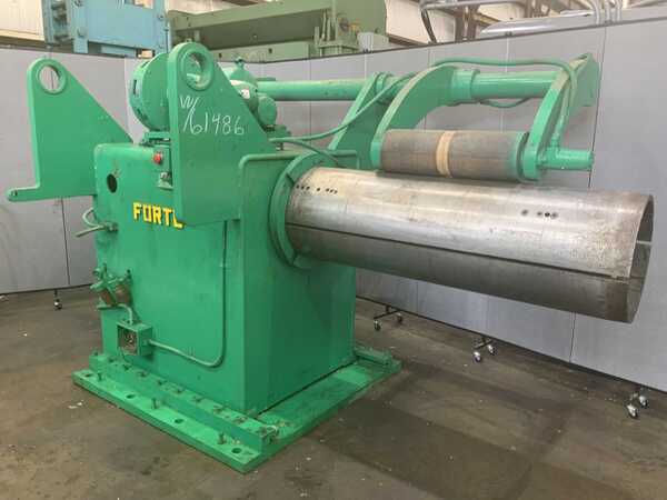20000 lb. Forte uncoiler, 20" 24" ID, hydraulic expansion, air brake, sliding base, #61486 - Image 1