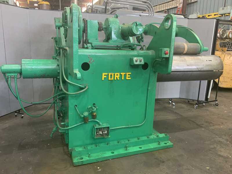 20000 lb. Forte uncoiler, 20" 24" ID, hydraulic expansion, air brake, sliding base, #61486 - Image 2