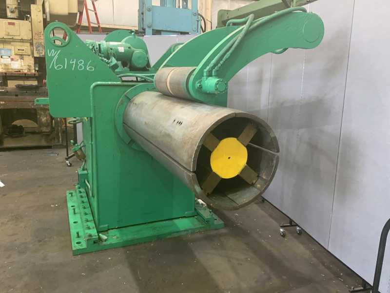20000 lb. Forte uncoiler, 20" 24" ID, hydraulic expansion, air brake, sliding base, #61486 - Image 3