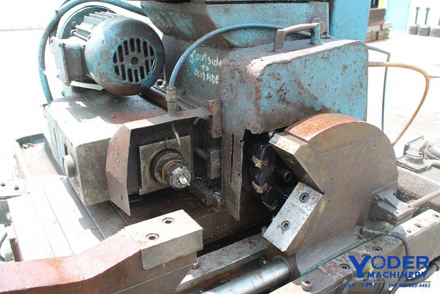 Giddings & Lewis #MC milling & facing centering machine, 140" between spindles, #64192 - Image 3