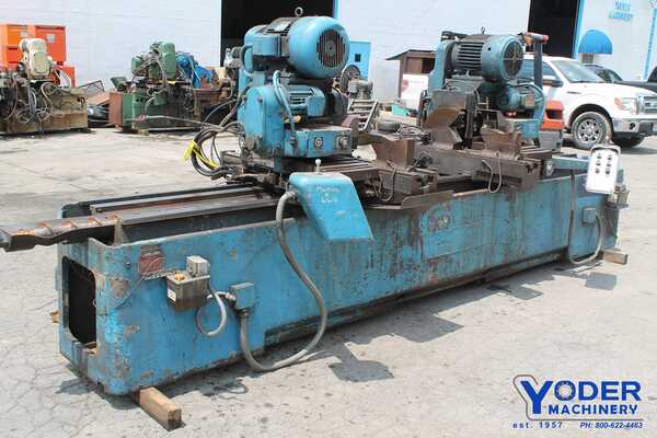 Giddings & Lewis #MC milling & facing centering machine, 140" between spindles, #64192 - Image 9