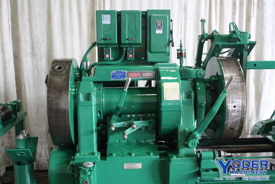4-3/4" Harley #HP751, receding die head pipe threader, 3-jaw chucks, coolant, 5 HP, 1978, #66316 - Image 4