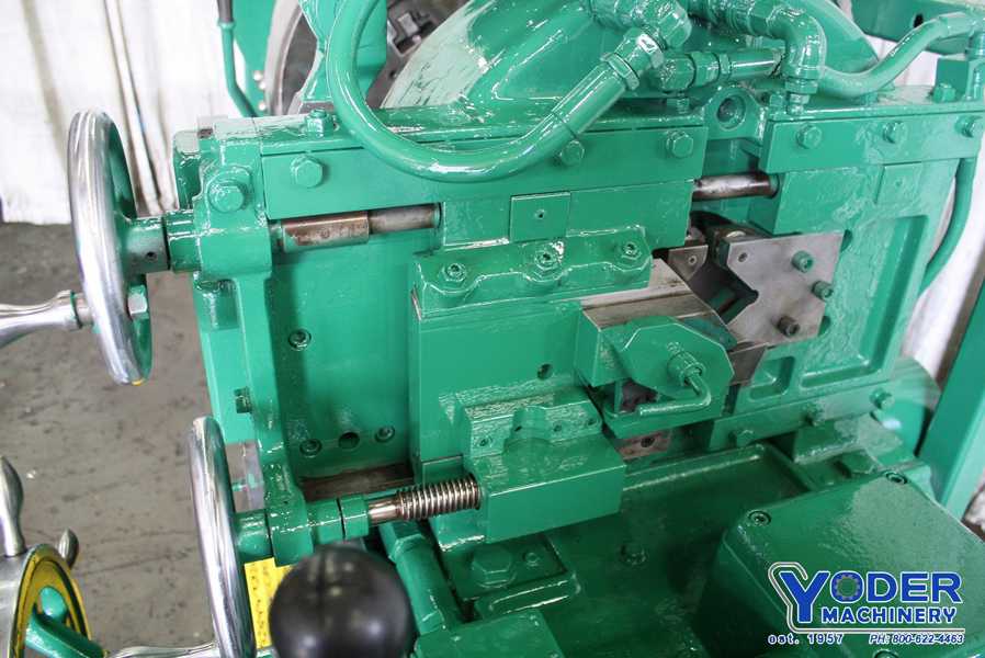 4-3/4" Harley #HP751, receding die head pipe threader, 3-jaw chucks, coolant, 5 HP, 1978, #66316 - Image 6