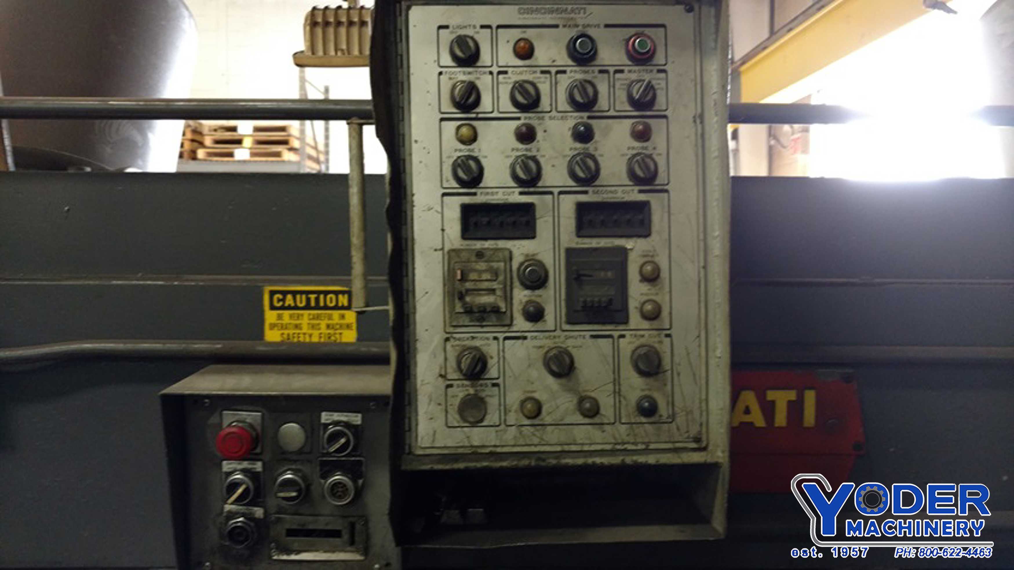 .25" x 10' Cincinnati #1810 AutoShear production shear, 48" front operated power back gauge, 100 SPM, 40 HP - Image 5