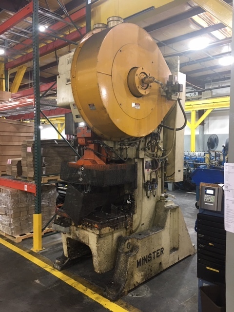 75 Ton, Minster #7, Die-Namic geared OBI press, 6" stroke, 21" Shut Height, 3.75" adj., Cieco PCI-100, air - Image 3