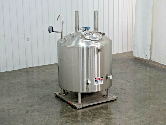 250 gallon Trinity air insulated jacketed tank with scale, 304 Stainless Steel, 48" inner dimensions, 39" - Image 7