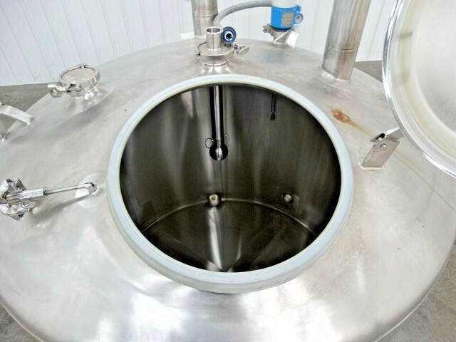 250 gallon Trinity air insulated jacketed tank with scale, 304 Stainless Steel, 48" inner dimensions, 39" - Image 9