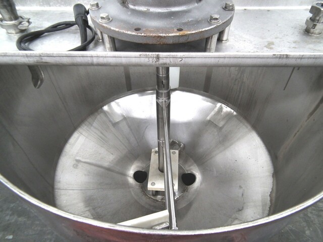 50 gallon 304 Stainless Steel chemical mixing tank, with mixer & control panel, 1/4 HP, 115 V., 1 phase - Image 9