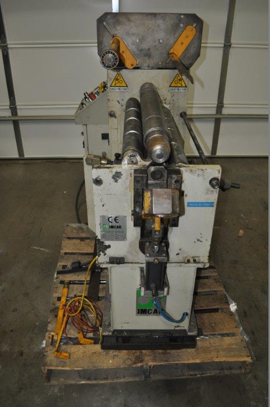 2.5' x 9/128" Imcar #HT-10/96, 3.77" diameter, 4-roll plate roller, air drop end, 2003 - Image 2