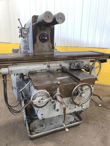 Kearney & Trecker #550TF-20, 50" long, 16" cross, 18" knee, 21" throat, #50NS, power draw bar, #12200 - Image 8