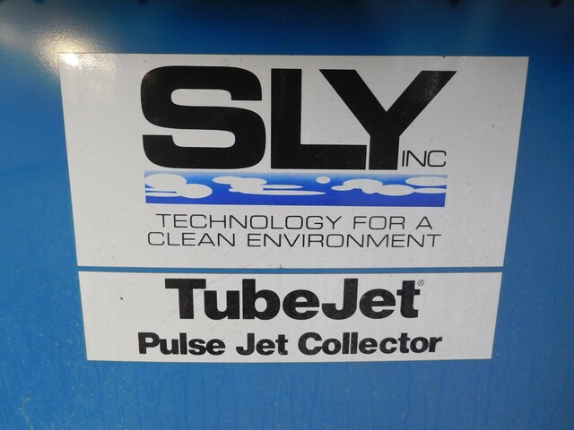29500 cfm Sly #STJ-2912-40, tubejet pulse jet dust collector with 75 HP blower & rotary airlock, 8561 sq.ft. - Image 10