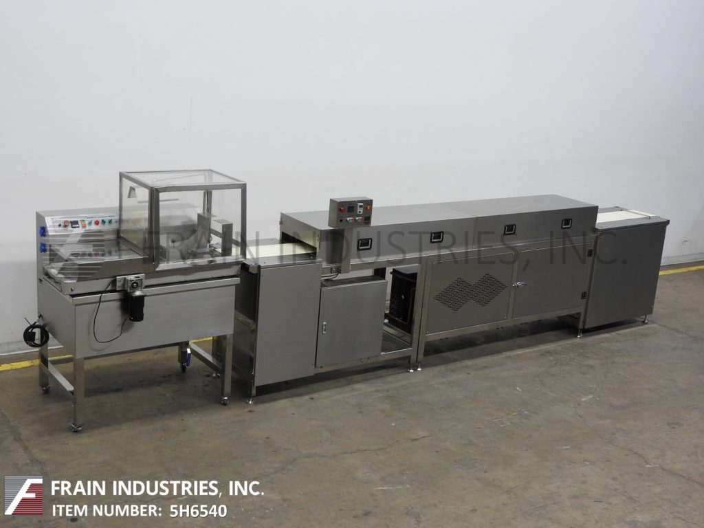 SeMMco #MM60/LD280, 304 Stainless Steel chocolate enrobing & cooling line, 6.6-32.8 FPM, 12" W x 50" L - Image 1