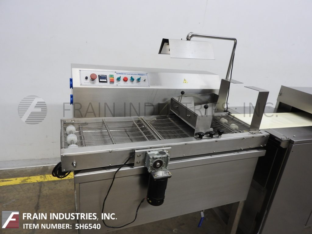 SeMMco #MM60/LD280, 304 Stainless Steel chocolate enrobing & cooling line, 6.6-32.8 FPM, 12" W x 50" L - Image 2