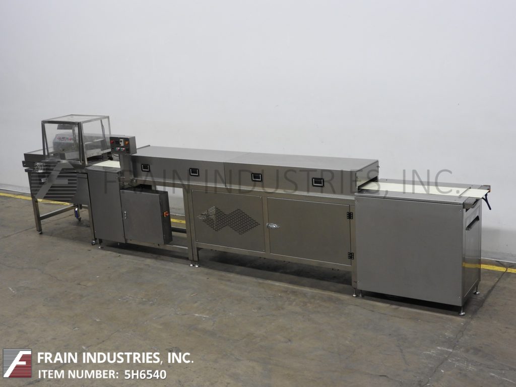 SeMMco #MM60/LD280, 304 Stainless Steel chocolate enrobing & cooling line, 6.6-32.8 FPM, 12" W x 50" L - Image 5
