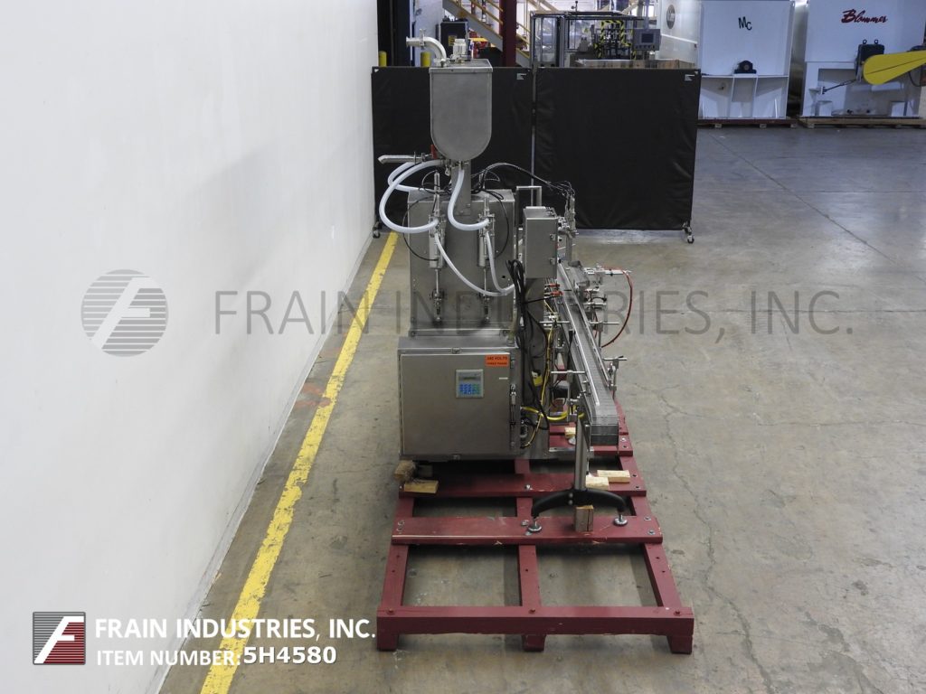 Filamatic #DAB-32-4, heavy duty, (4) head, inline, Stainless Steel piston filler, Allen Bradley PLC with - Image 3