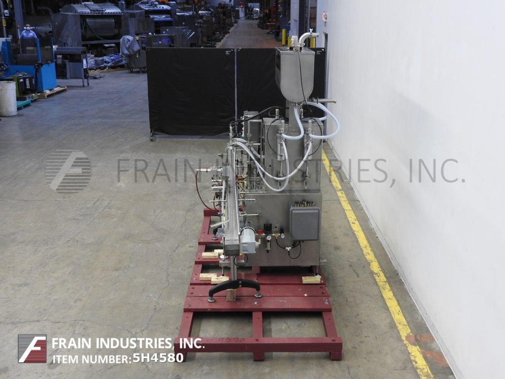 Filamatic #DAB-32-4, heavy duty, (4) head, inline, Stainless Steel piston filler, Allen Bradley PLC with - Image 4