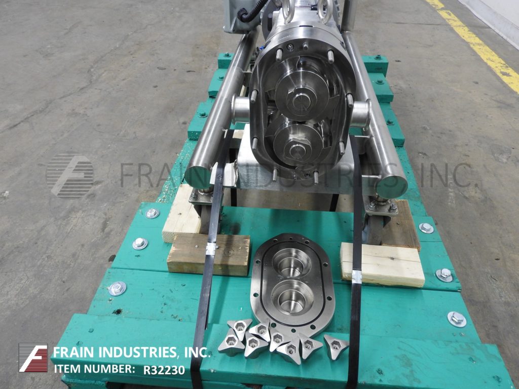 1-36 GPM @ 200 psi, Waukesha #30, positive displacement pump, 316 Stainless Steel, clockwise or counter - Image 2
