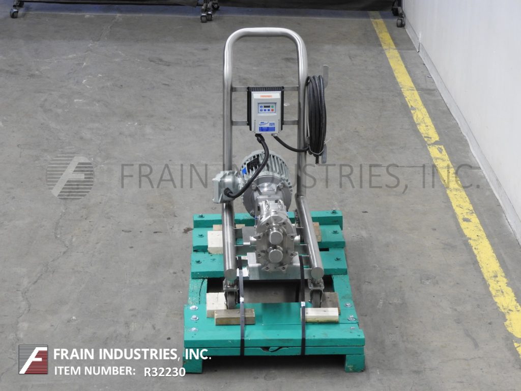 1-36 GPM @ 200 psi, Waukesha #30, positive displacement pump, 316 Stainless Steel, clockwise or counter - Image 3